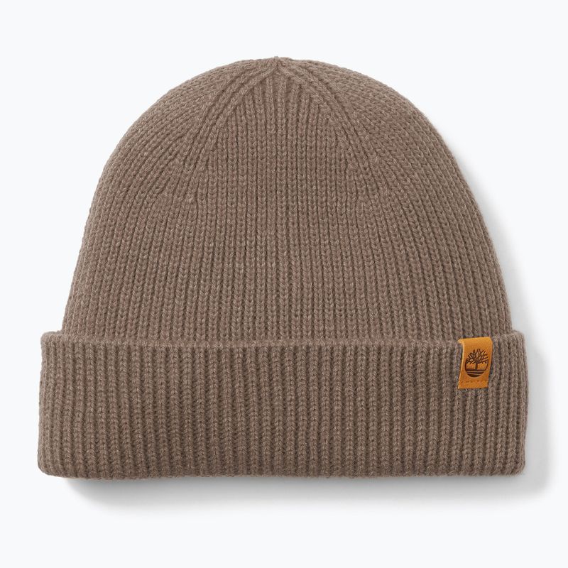 Zimní čepice Timberland Fisherman Beanie chocolate chips