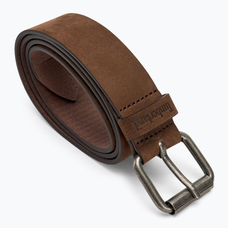 Pánský opasek Timberland 35Mm Nubuck Belt dark brown