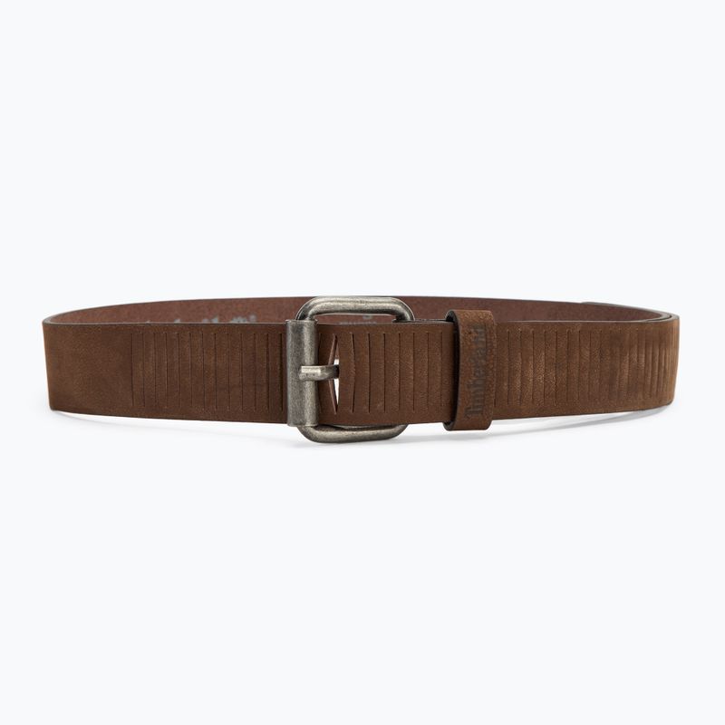 Pánský opasek Timberland 35Mm Nubuck Belt dark brown 3