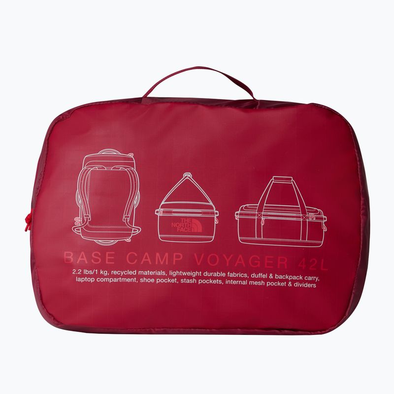 Cestovní taška The North Face Base Camp Voyager Duffel 42 l beetroot/red 4