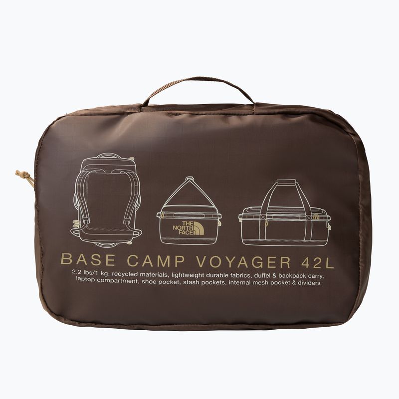 Cestovní taška The North Face Base Camp Voyager Duffel 42 l smokey brown/khaki stone 4