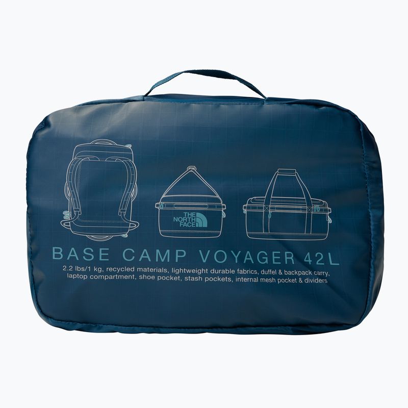 Cestovní taška The North Face Base Camp Voyager Duffel 42 l midnight petrol/algae blue 4