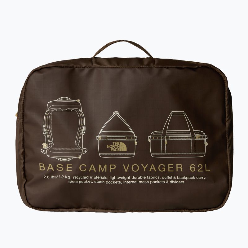 Cestovní taška The North Face Base Camp Voyager Duffel 62 l smokey brown/khaki stone 4