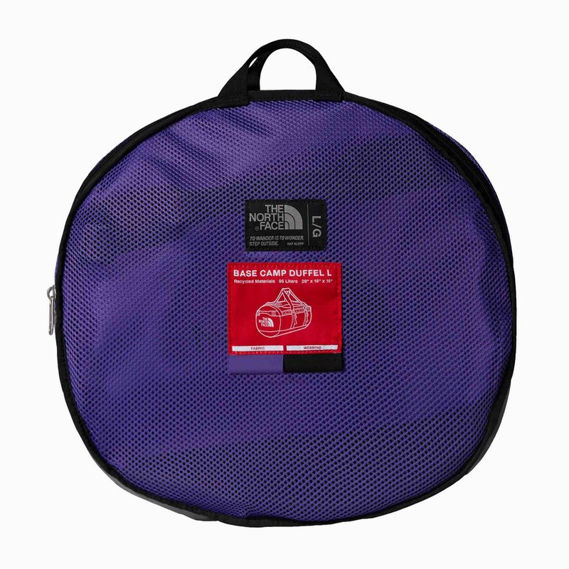 Cestovní taška The North Face Base Camp Duffel L 95 l peak purple/black 3