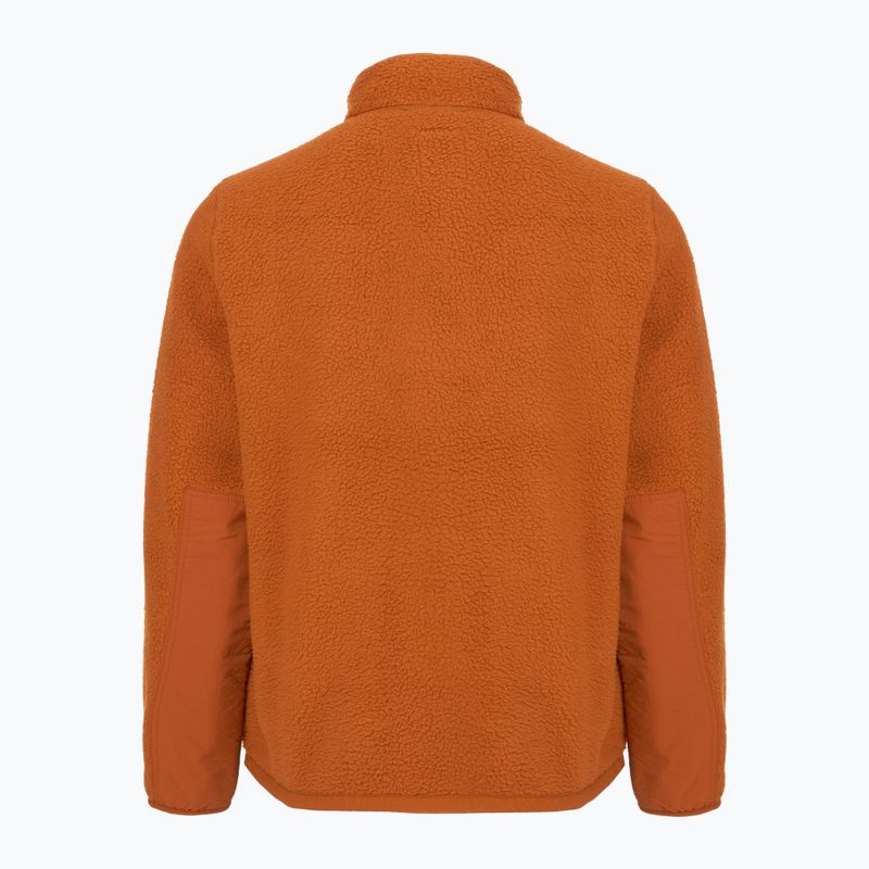 Pánská mikina Timberland Sherpa Mix Media Fleece umber 2