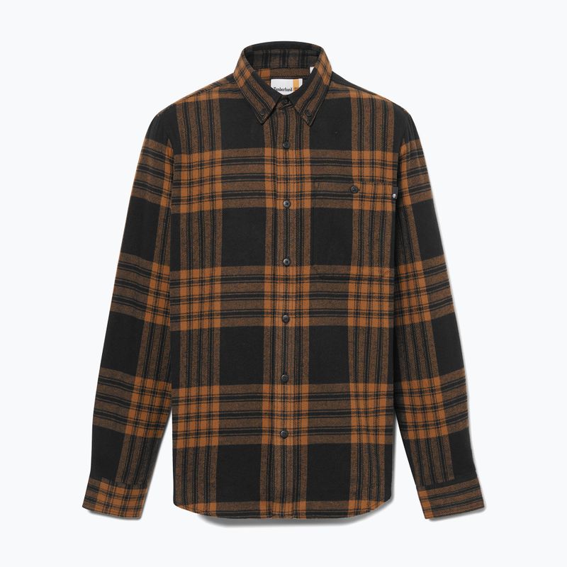 Pánská košile  Timberland Solucell Plaid Shirt umber yd 5