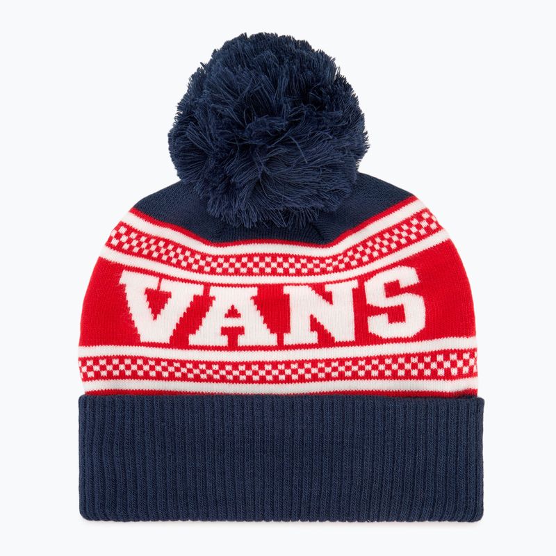 Zimní čepice Vans Vans Check Pom Beanie dress blues 2