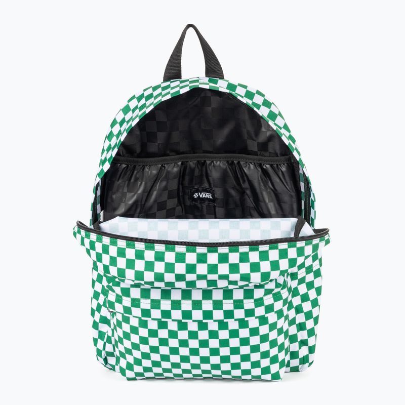 Dětský batoh Vans Old Skool Grom Check 18 l verdant green 4