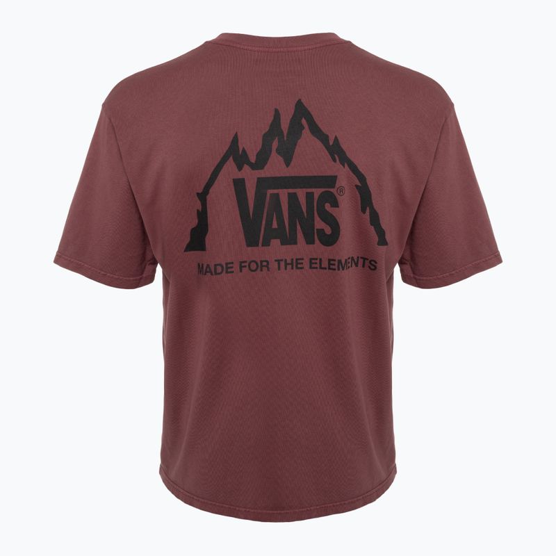 Pánské tričko Vans MTE Crestline T-Shirt bitter chocolate 2