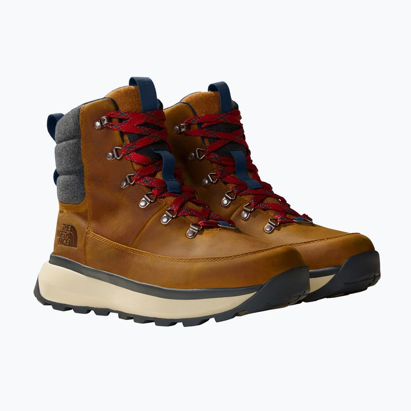 Pánské sněhule The North Face Bergen Leather WP timber tan/red 9