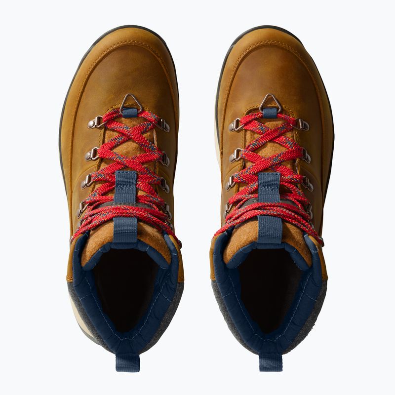 Pánské sněhule The North Face Bergen Leather WP timber tan/red 11