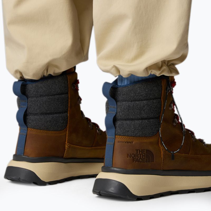 Pánské sněhule The North Face Bergen Leather WP timber tan/red 13
