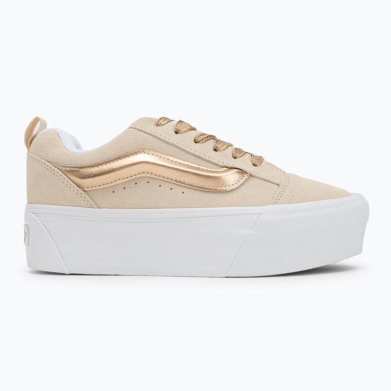 Boty Vans Knu Stack High Shine gold 2
