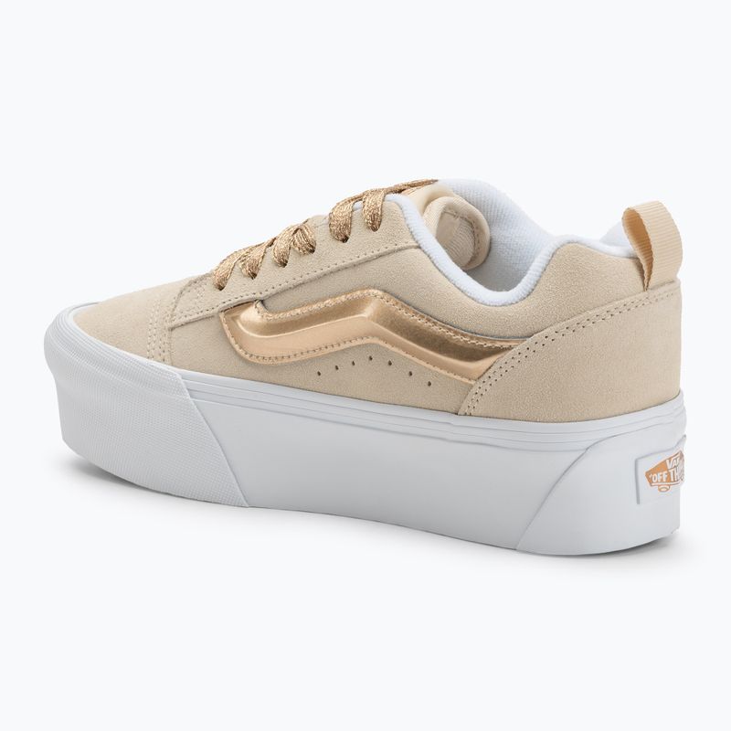 Boty Vans Knu Stack High Shine gold 3
