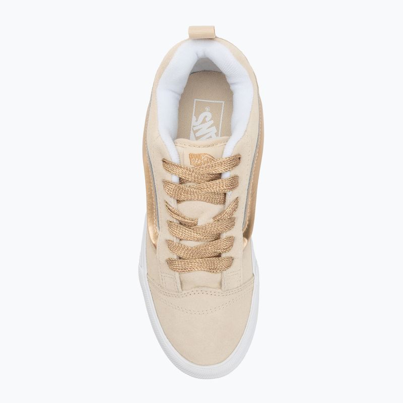 Boty Vans Knu Stack High Shine gold 5