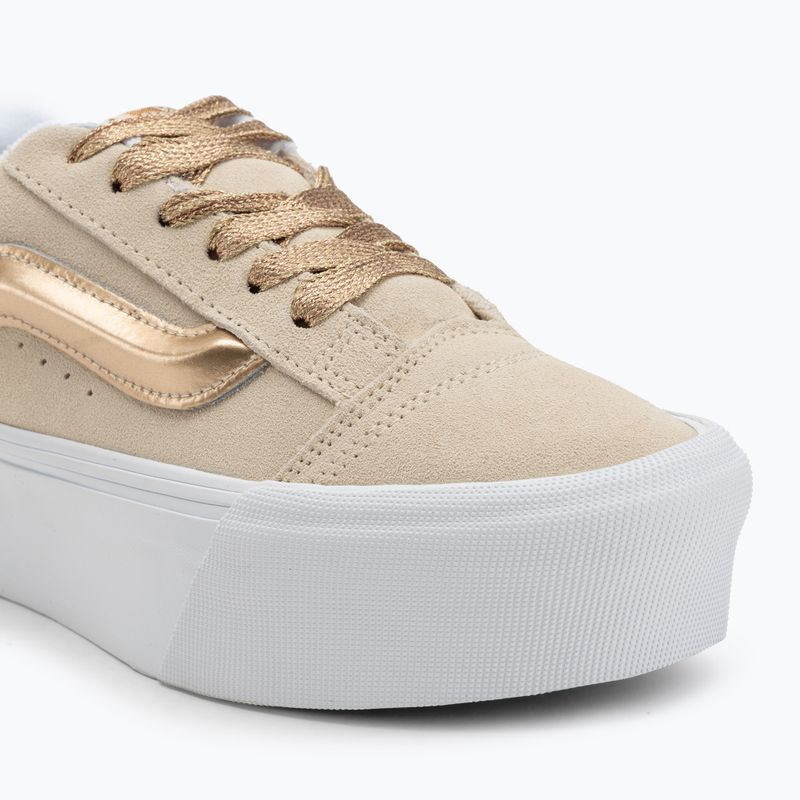 Boty Vans Knu Stack High Shine gold 7