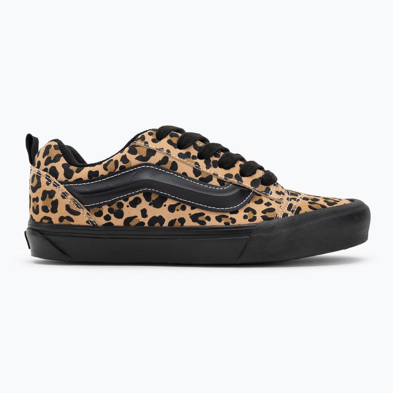 Boty Vans Knu Skool leopard black 2
