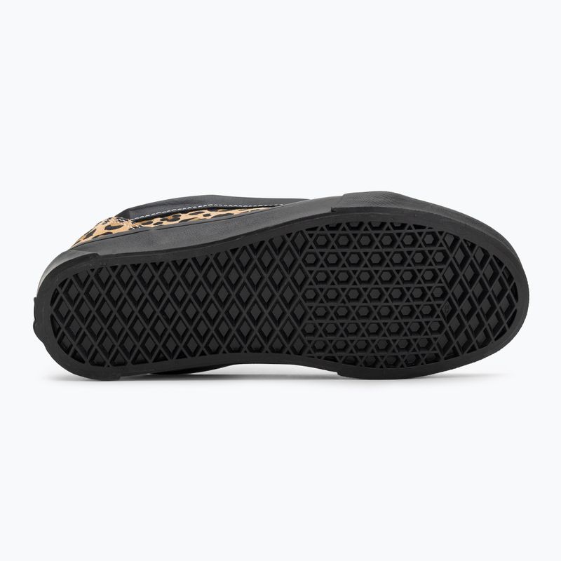 Boty Vans Knu Skool leopard black 4