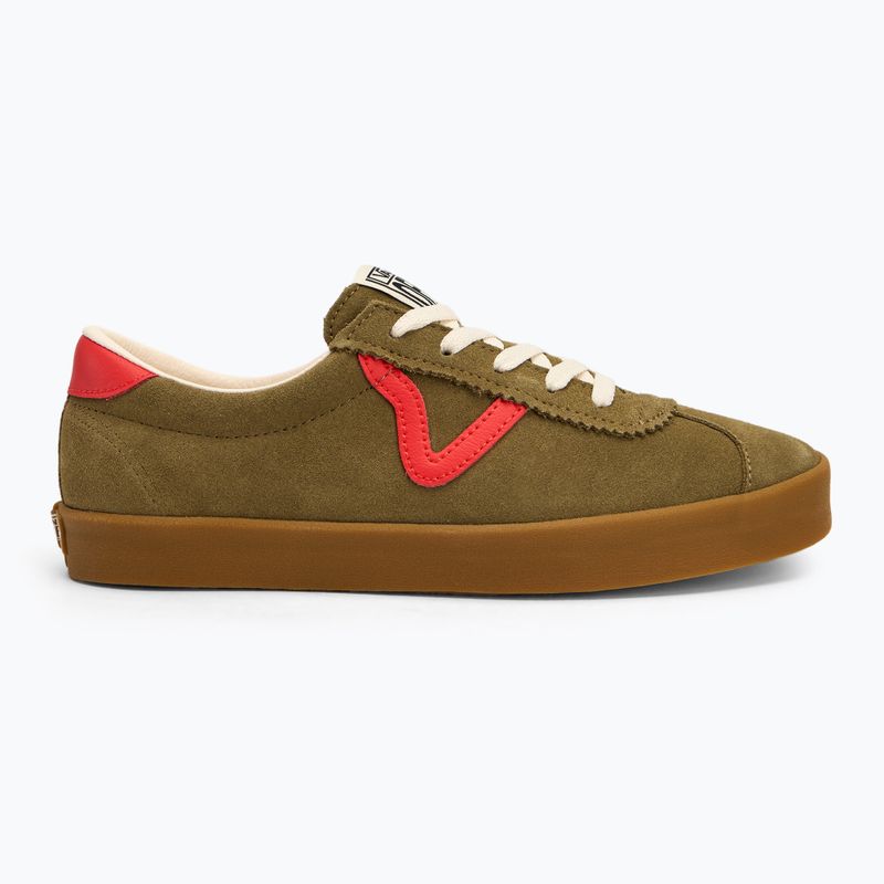Boty Vans Sport Low gum pop olive/red 2