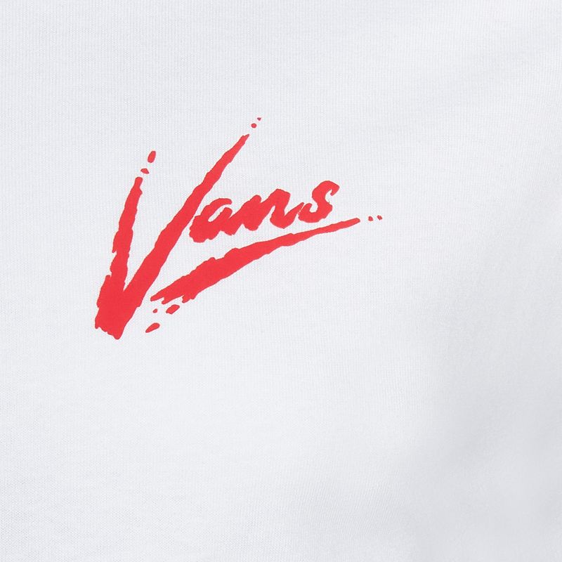 Pánské tričko Vans Dettori Loose Fit white/racing red 3