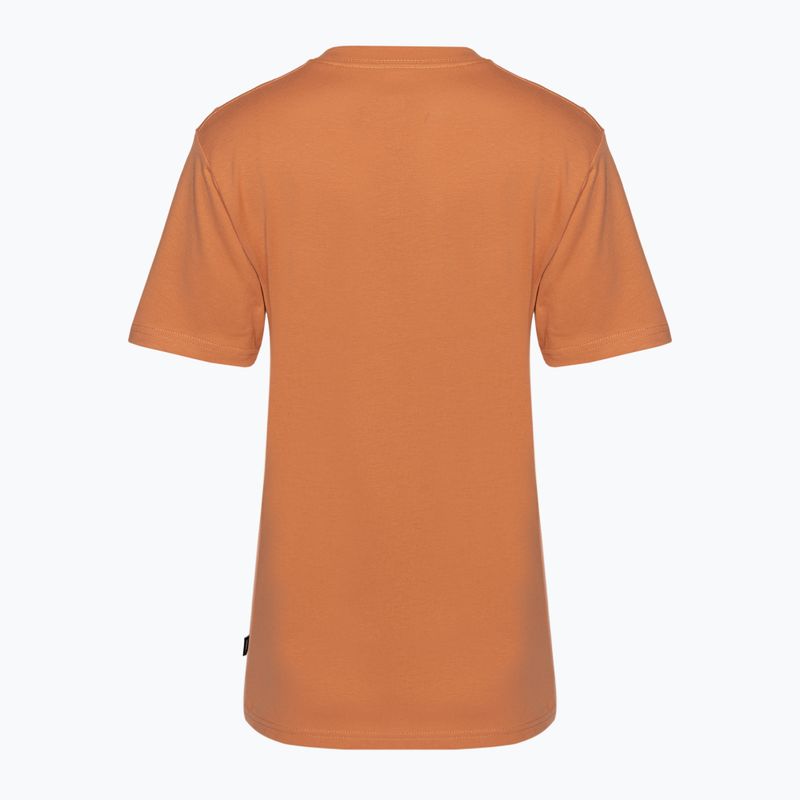 Dámské tričko Vans s logem na levé straně hrudi carnelian 2