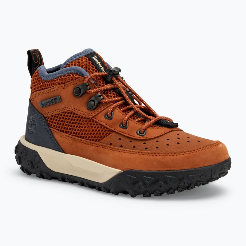 Dětské boty Timberland Greenstride Motion 6 Low Lace dark orange nubuk