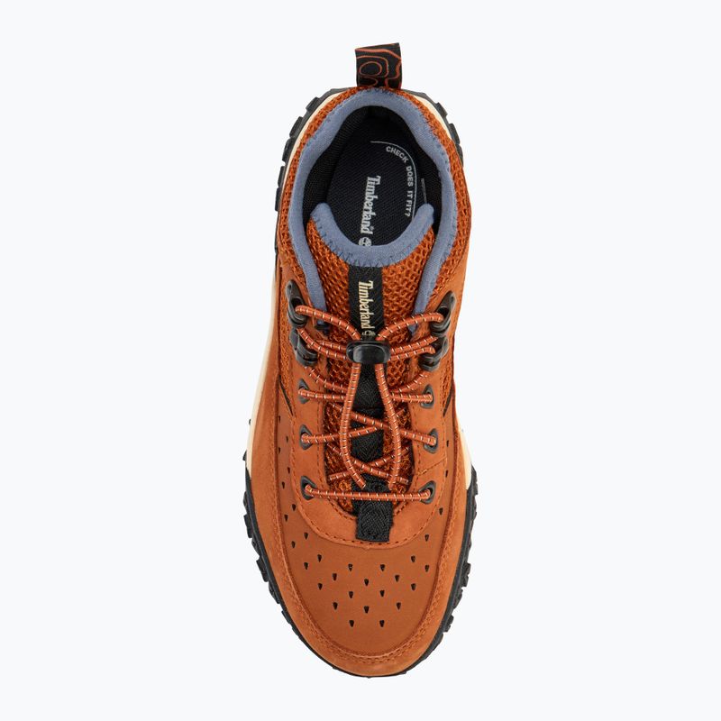 Dětské boty Timberland Greenstride Motion 6 Low Lace dark orange nubuk 5