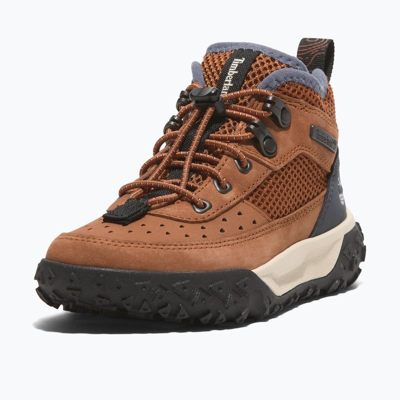 Dětské boty Timberland Greenstride Motion 6 Low Lace dark orange nubuk 9