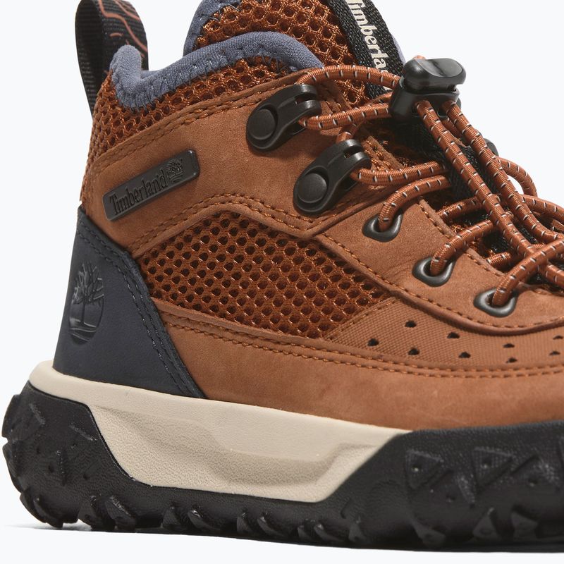 Dětské boty Timberland Greenstride Motion 6 Low Lace dark orange nubuk 15