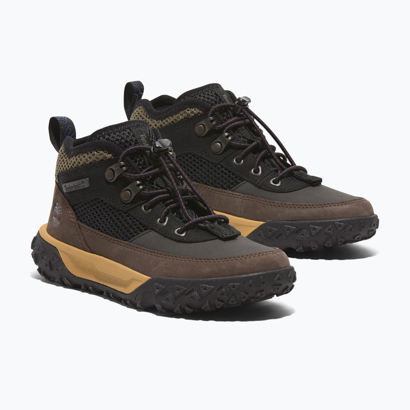 Dětské boty Timberland Greenstride Motion 6 Low Lace black nubuk/brown 8