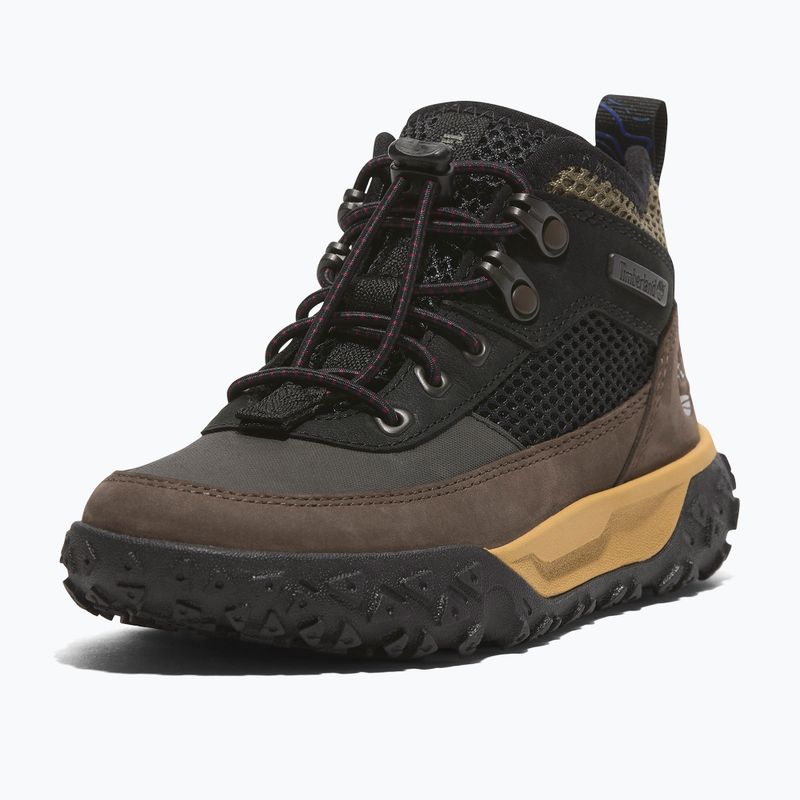 Dětské boty Timberland Greenstride Motion 6 Low Lace black nubuk/brown 9