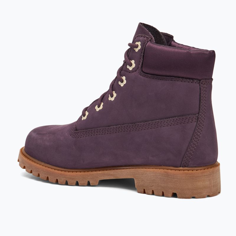 Dětské boty Timberland Premium 6 In Lace dark purple nubuk 3