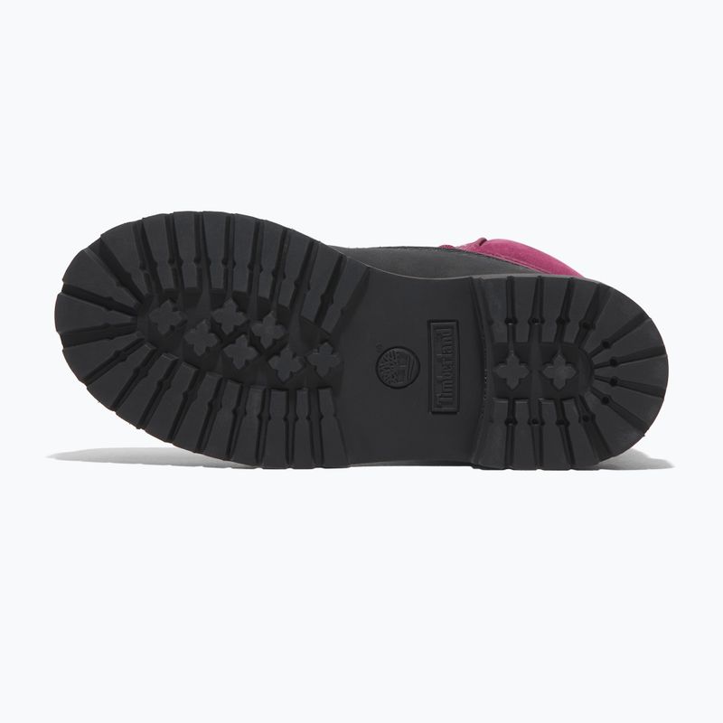 Dětské boty Timberland Premium 6 In Lace black nubuck/dark pink 13
