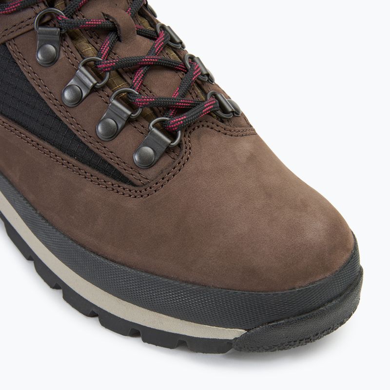 Pánské boty Timberland Euro Hiker Mid dark brown nubuck 7