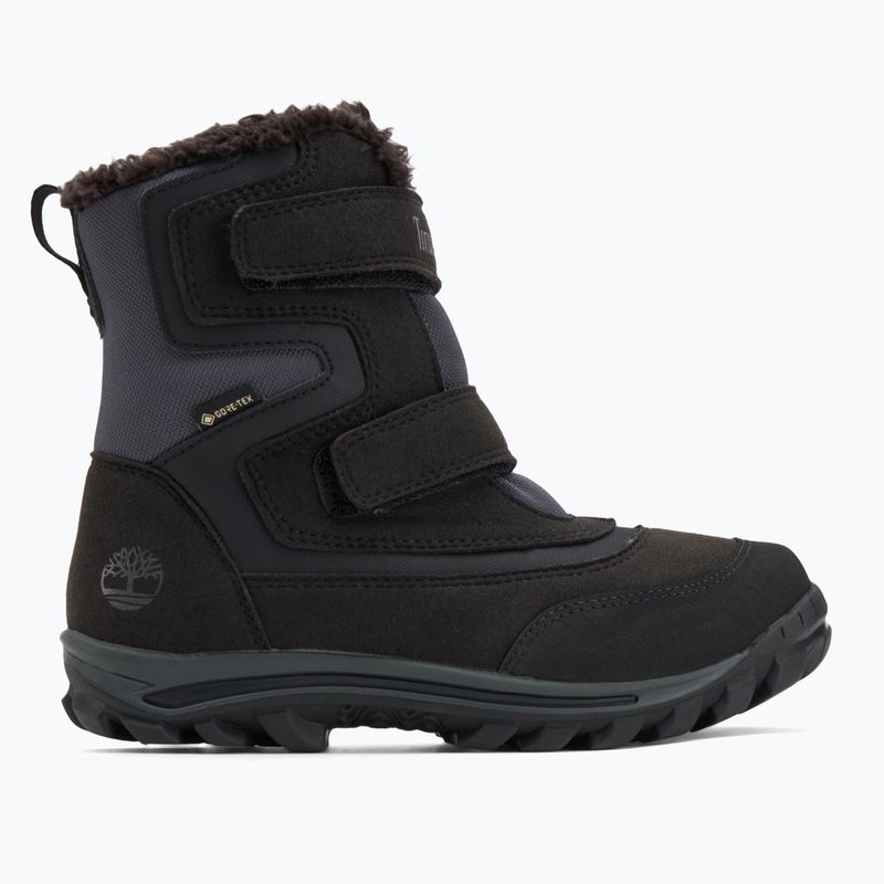 Dětské sněhule Timberland Chillberg 2-Strap Gore-Tex jet black 2