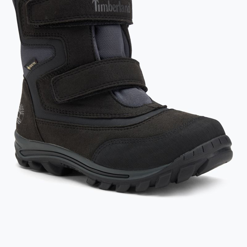 Dětské sněhule Timberland Chillberg 2-Strap Gore-Tex jet black 7