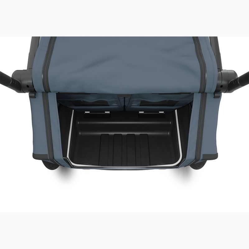 Dvojitý přívěs na kolo Thule Chariot Cab dark slate 2