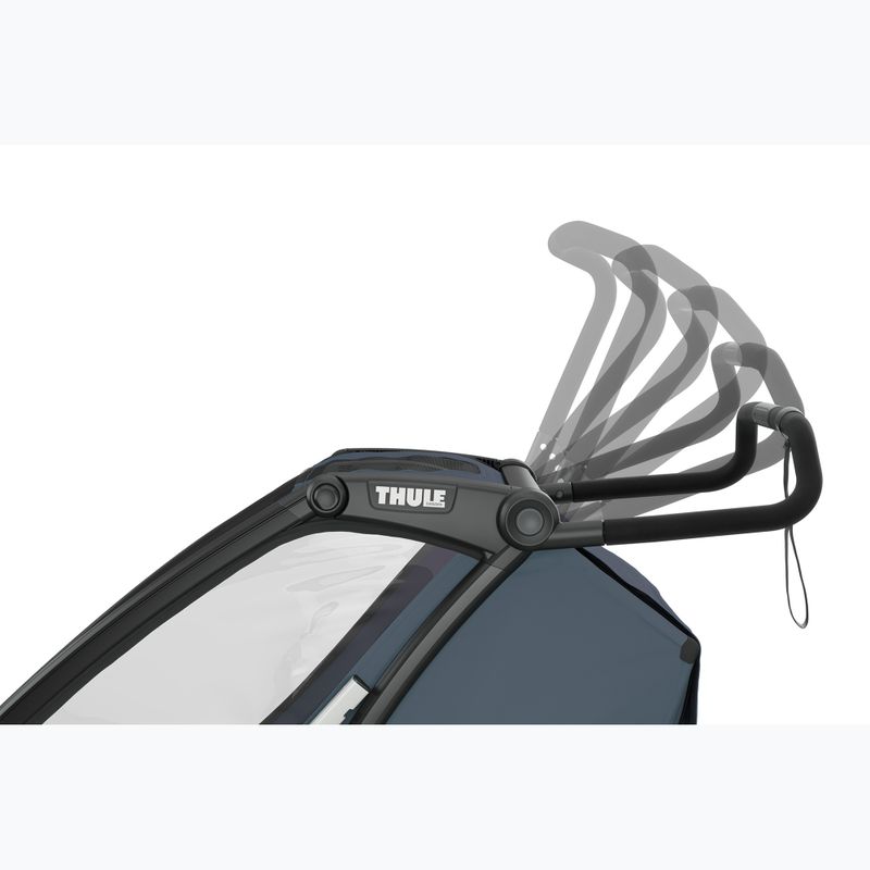 Dvojitý přívěs na kolo Thule Chariot Cab dark slate 7
