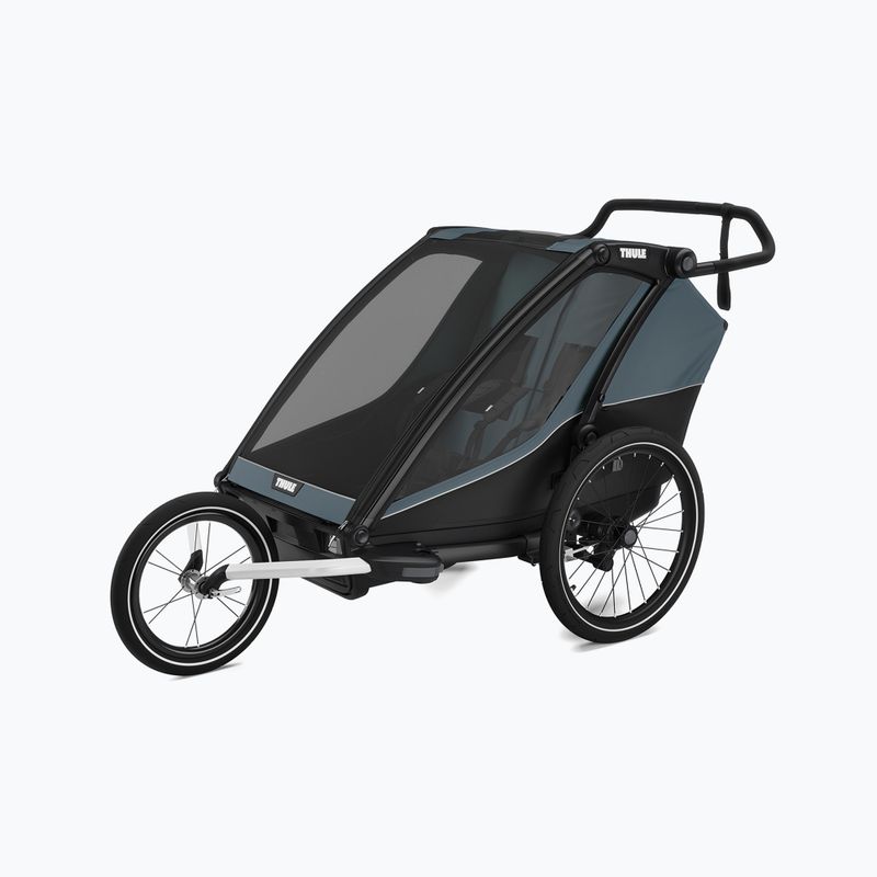 Dvojitý přívěs na kolo Thule Chariot Cab dark slate 10