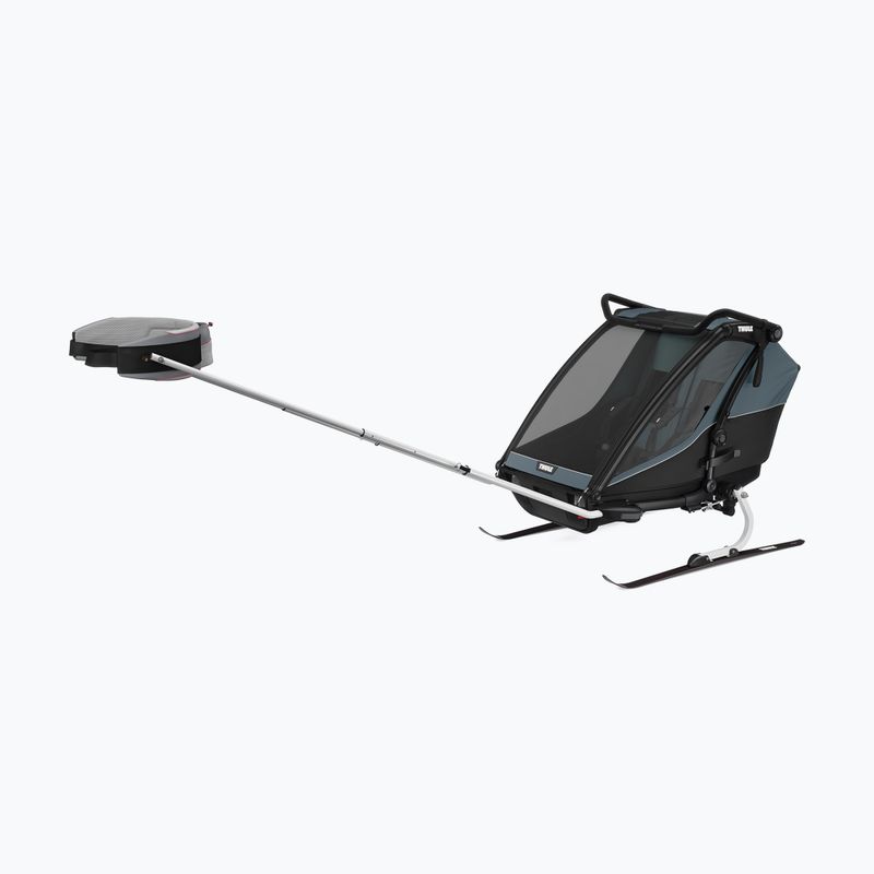 Dvojitý přívěs na kolo Thule Chariot Cab dark slate 11
