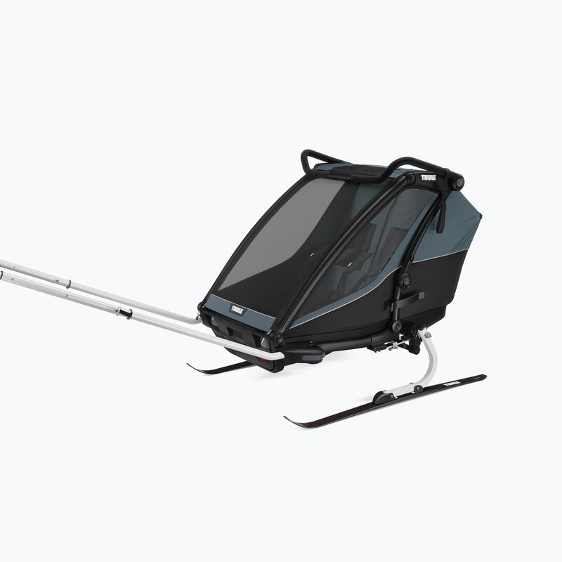 Dvojitý přívěs na kolo Thule Chariot Cab dark slate 12