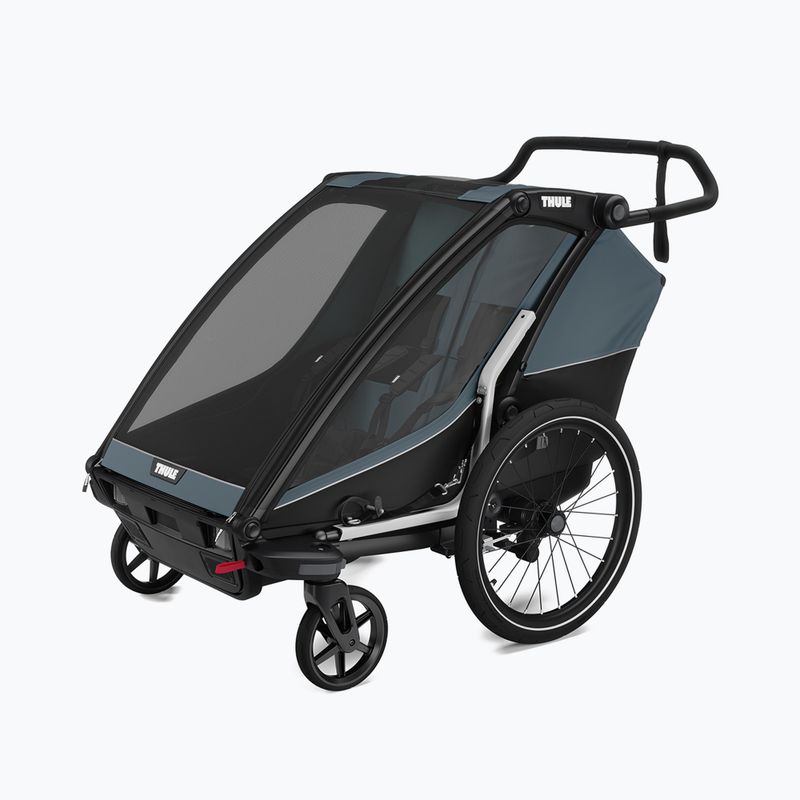 Dvojitý přívěs na kolo Thule Chariot Cab dark slate 13