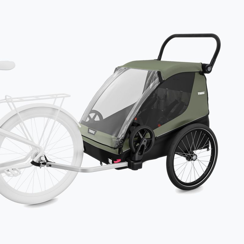Cyklistický přívěs Thule Courier vintage green 4