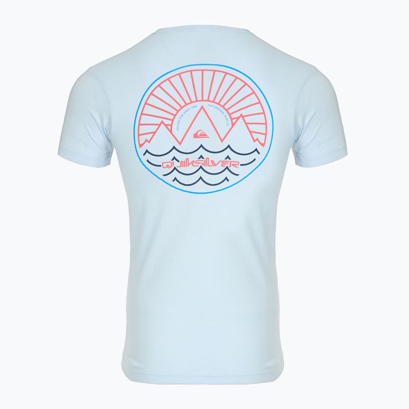 Pánské tričko Quiksilver Summit Sunset blue/red combo 2