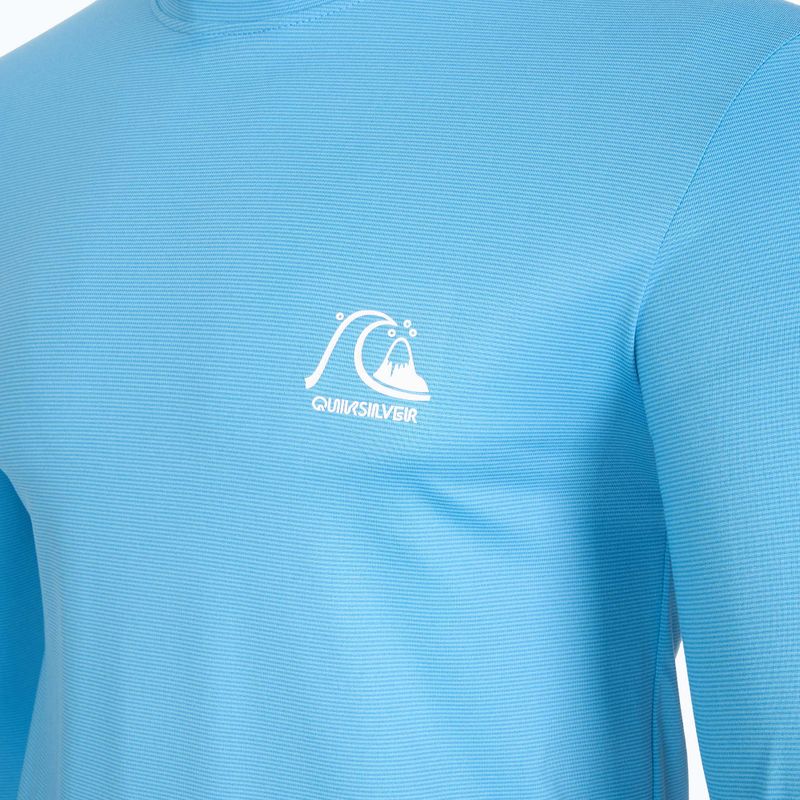 Pánské plavecké tričko Longsleeve Quiksilver Heritage Heather azure blue 4