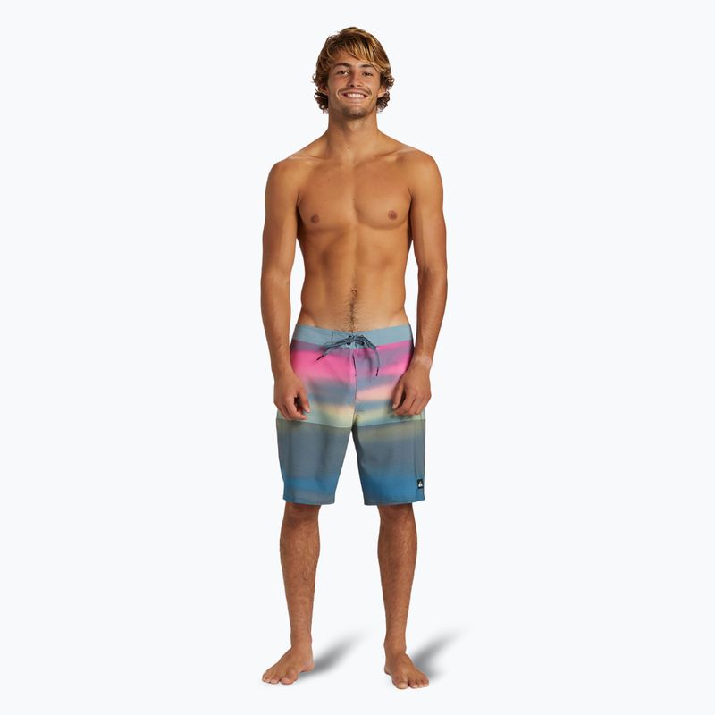 Pánské plavecké šortky Quiksilver Highline Straight Leg 19" Prism Pink 2