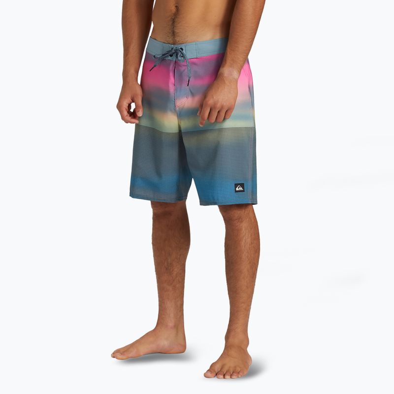 Pánské plavecké šortky Quiksilver Highline Straight Leg 19" Prism Pink 4