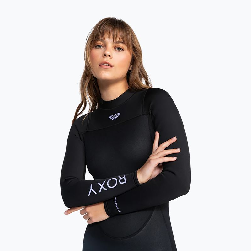 Dámský neopren ROXY 3/2 mm Prologue Back Zip Flock black 4