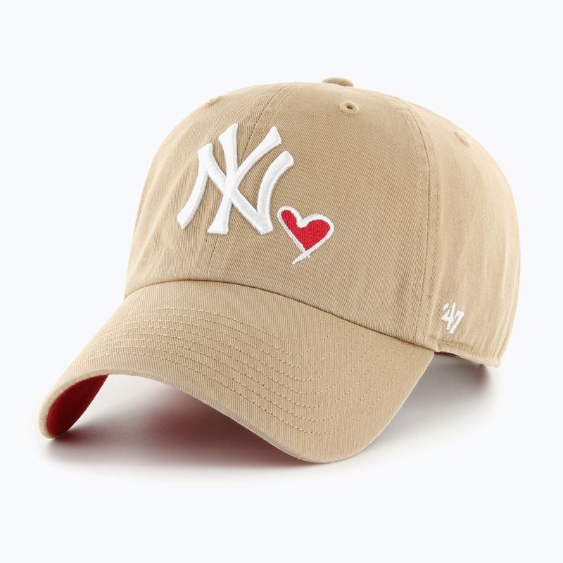 Kšiltovka47 Brand MLB New York Yankees Icon cap CLEAN UP khaki