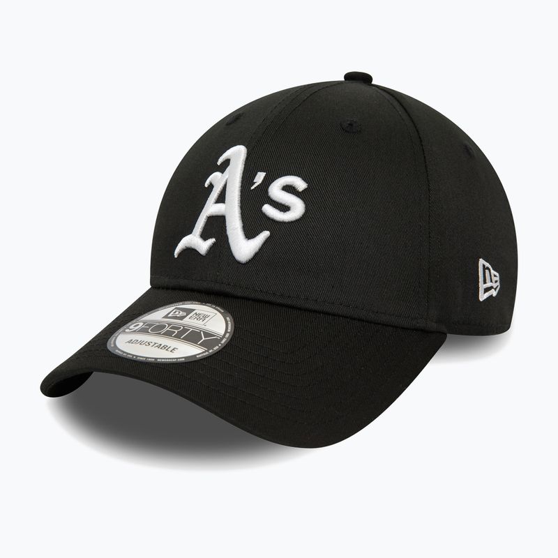 Pánská kšiltovka  New Era Patch 9Forty Oakland Athletics black 2